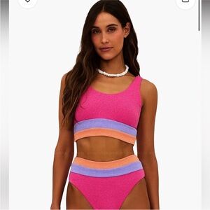 NWT BEACH RIOT TOP MACKENZIE-HEIDI BIKINI